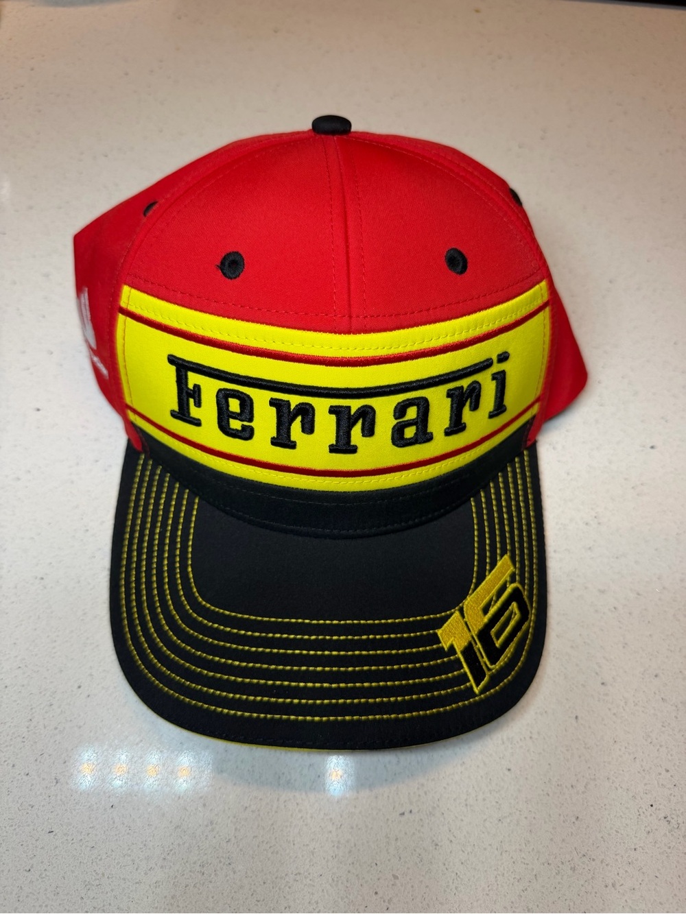 Ferrari Red and Black Racing Cap (Leclerc)